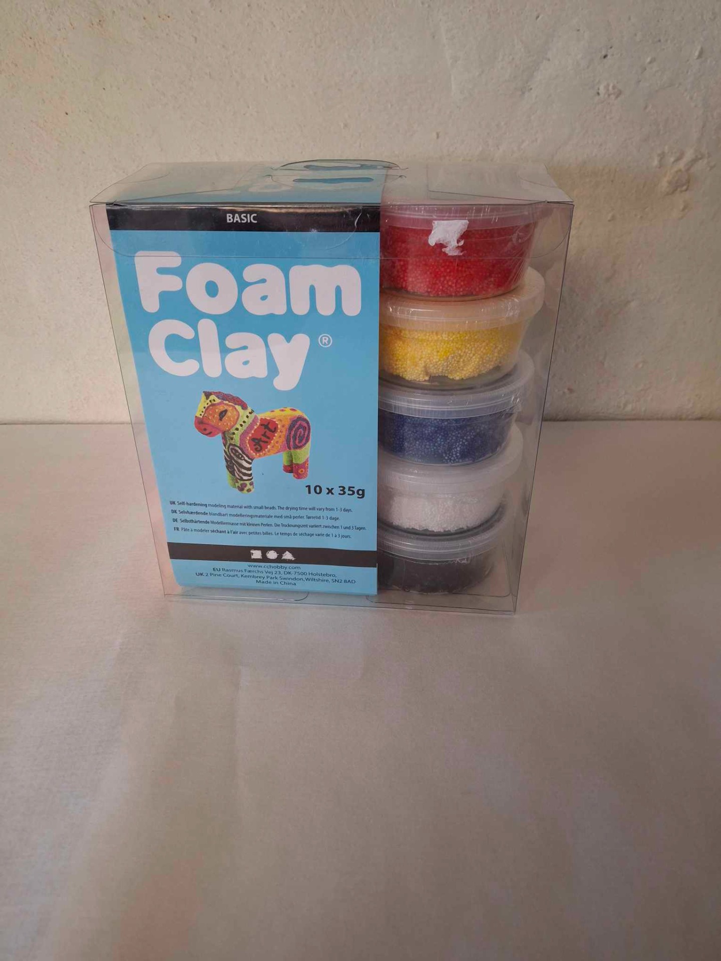 Foam clay